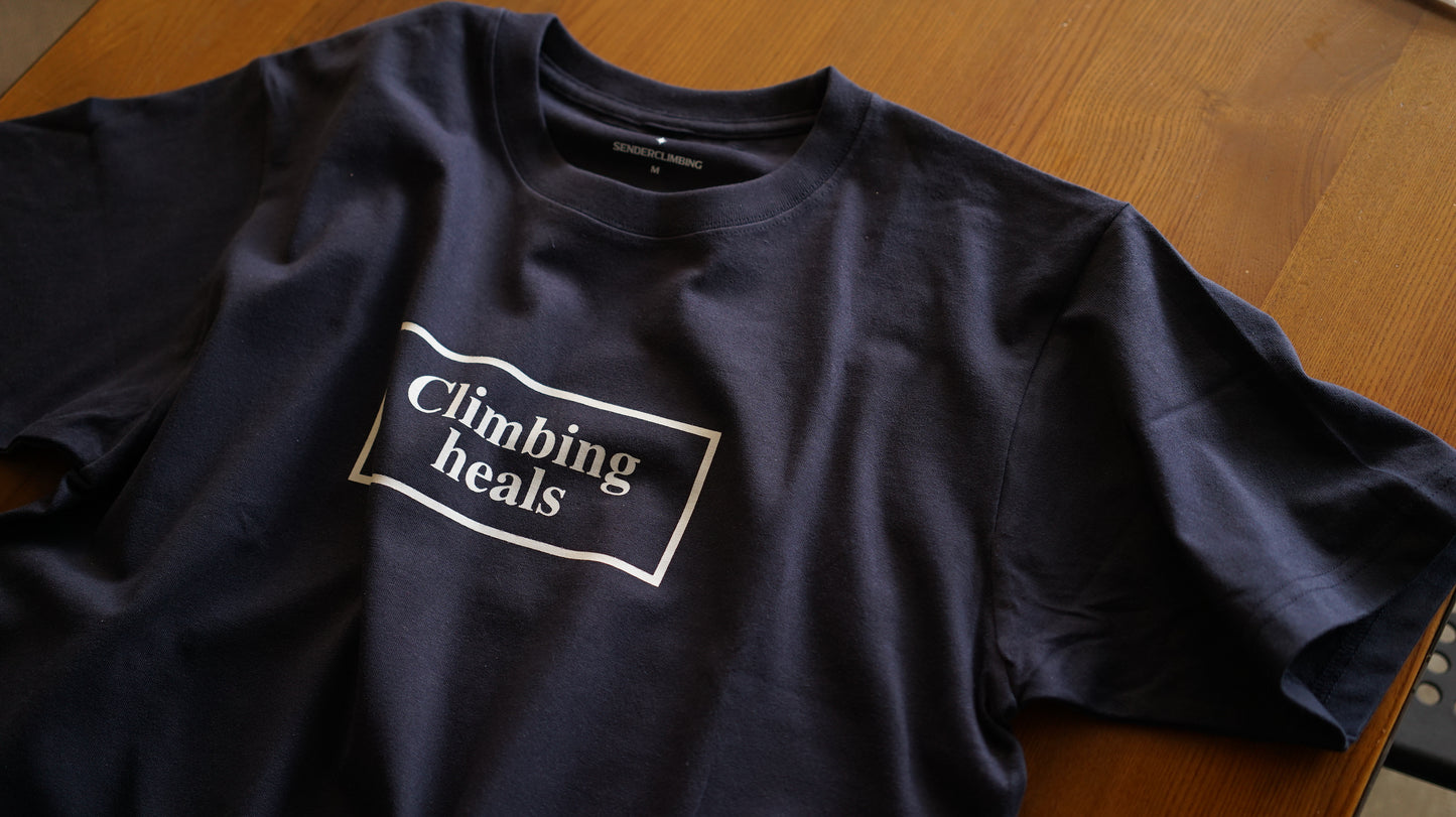 Climbing Heals Logo Tee